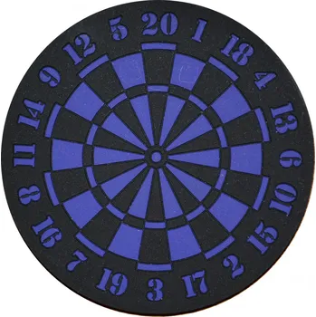 Podtácek Cinkili PODTÁCEK DARTS Coaster Soft PVC Black/Purple