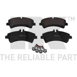 Sada brzdových destiček, kotoučová brzda NK 223365