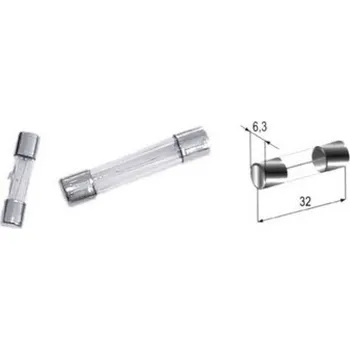 Autopojistky Pojistka skleněná 6,3x32mm 15/16A