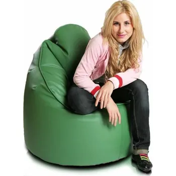 Sedací pytel Sedací vak LIDER - eko kůže Zelená