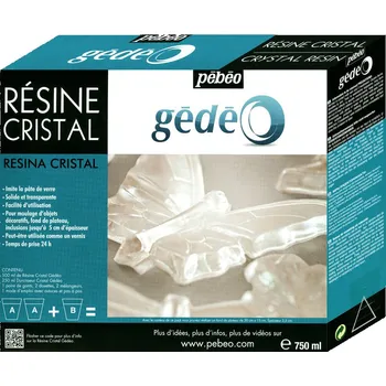 Modelovací hmota Pébéo Gédéo křišťálová pryskyřice sada