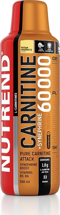 l carnitine synephrine Carnitin 60 000 + Synephrine žlutá malina 500 ml od 445 Kč