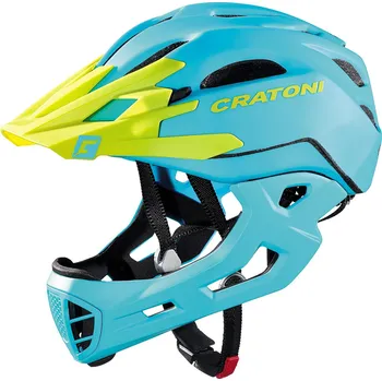 Cyklistická přilba Cratoni Helma C-Maniac blue-lime matt 2018 velikost přilby: S-M / 52-56cm