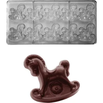 Forma na pečení Forma na pralinky (houpací koník 16g) 5x2 tvary/forma