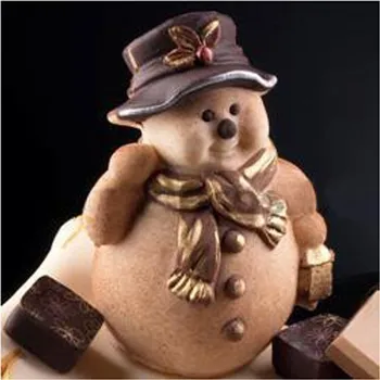 Forma na odlévání Forma silikonová (sněhulák) 4,5x9,1cm