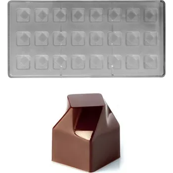 Nádoba na pečení Forma na pralinky (točená krychle 10g) 3x7 tvarů/forma