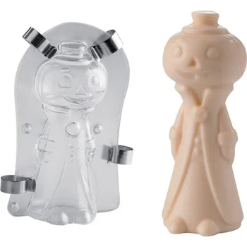 Forma na pečení Forma na čokoládu 3D (dýně Halloween) 1 tvar/1 pár forem