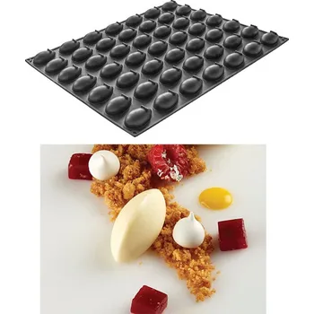 Forma na pečení Forma silikonová (49ks quenelle vejce) 6,6x3,5, v.2,6cm, 34ml