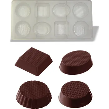 Nádoba na pečení Forma na pralinky (4 druhy tartallet 32g) 2x4 tvary/ forma