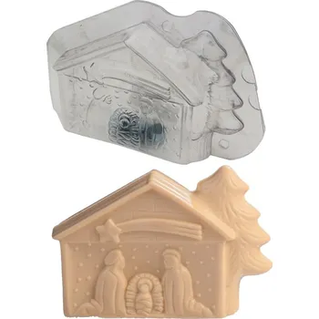 Nádoba na pečení Forma na čokoládu 3D (Betlém) 1 tvar/1 pár forem