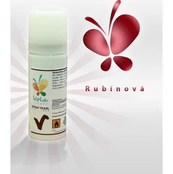 Potravinářské barvivo Barva ve spreji perleťová AF, rubínová 50 ml/sprej
