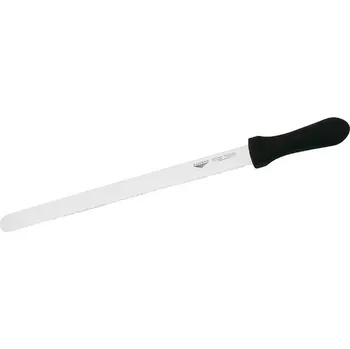 Nůž cukrářský pilka 30cm, zaoblený rukojeť černá