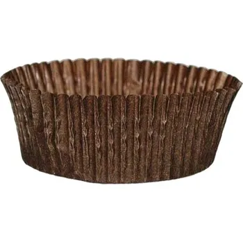 Jednorázové nádobí Košíček papírový prům. 35, v.17,5mm (celohnědý) 2000 ks/bal