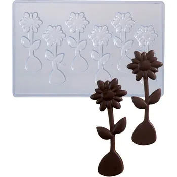 Forma na pečení Forma na čokoládové kopretiny 6 tvarů/forma