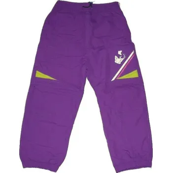 Dívčí kalhoty Dětské zateplen kalhoty fialové vel.74
