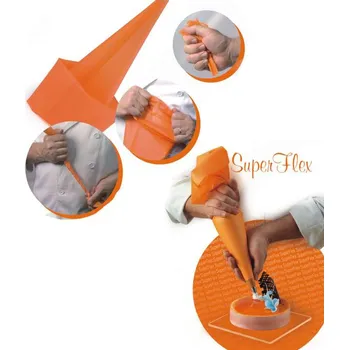 Sáček trezírovací silikon délka 50cm oranžový