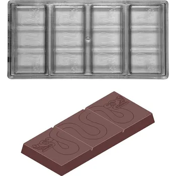 Forma na pečení Forma na čokoládovou tabulku 60g (čínský drak) 1x4 tvary/forma