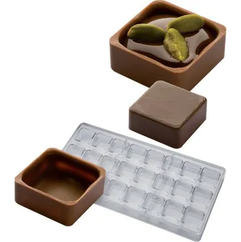 Forma na pečení Forma na pralinky (čtvercová miska 9g) 3x8 tvarů/forma
