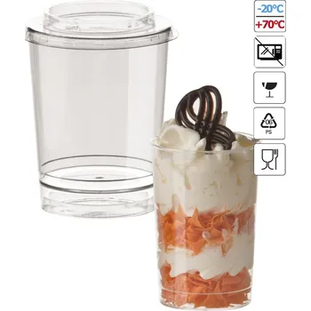 Jednorázové nádobí Pohárek PS Minitubito 120ml 50 ks/bal