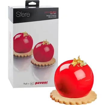 Forma na pečení Forma silikonová design Sfere (koule 4cm) 24x33ml, ⌀4cm