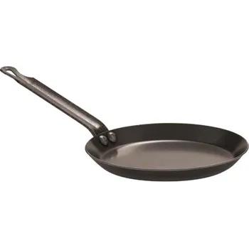 Pánev Pánev s držadlem černá ocel prům.24cm, v.2cm