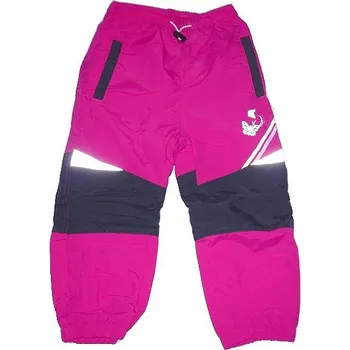 Dívčí kalhoty Dětské zateplen kalhoty růžové vel.74