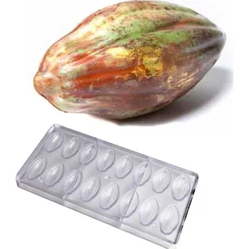 Nádoba na pečení Forma na pralinky párovací (kakaový bob 8g) 8x2 tvary/forma