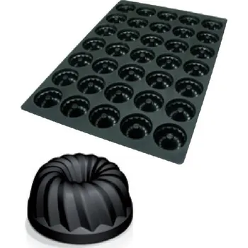 Nádoba na pečení Forma silikonová (35ks mini bábovka) průměr 6 cm