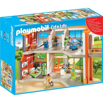 Playmobil 6657 Dětská nemocnice s přístroji Stavebnice Playmobil Playmobil 6657 Dětská nemocnice s přístroji