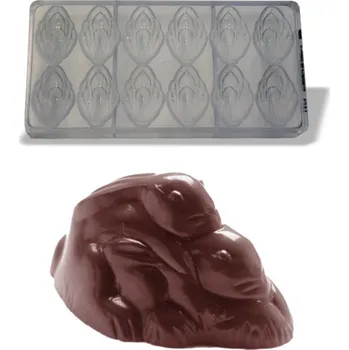 Forma na pečení Forma na pralinky (králíci 26g) 2x6 tvarů/forma