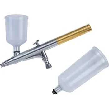 Stříkací pistole Stříkací pistole airbrush fixírka (dvojčinná), 2 nádržky tryska 0,2 mm