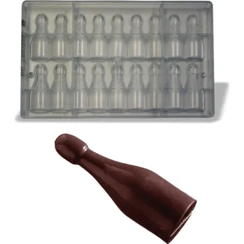 Forma na odlévání Forma na pralinky párovací (lahvička 2x11g) 9x2 tvary/forma