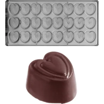 Forma na pečení Forma na pralinky (srdce 13g) 3x8 tvarů/forma