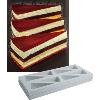 Tác na 8 ks dortových řezů 11,7x6,2cm v.4cm 2 formy