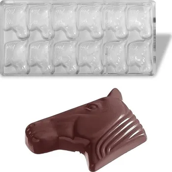 Forma na pečení Forma na pralinky (hlava koně 17g) 2x6 tvarů/forma