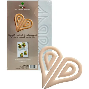 Forma na pečení Forma na čokoládové dekorace (srdce) 2x6/6 tvarů/forma