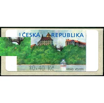 Poštovní známka Česká pošta AU 1C - VV - výrazný žlutý bod pod mostem Zn. 1,-