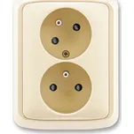 5513A-C02357 C Zásuvka dvojnásobná, 250V, 16A, Tango, pootočená, slonová kost