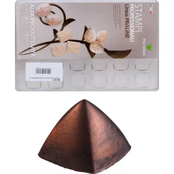 Forma na pečení Forma na pralink BPA fre (pyramida 7g) 6x5 tvarů/forma