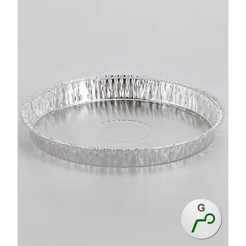 Jednorázové nádobí Miska ALU kulatá typ G,630ml (prům.198, v.22mm) 100 ks/bal