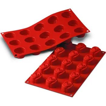 Nádoba na pečení Forma silikonová (15ks růže malá ) prům.4,4, v.2,7cm