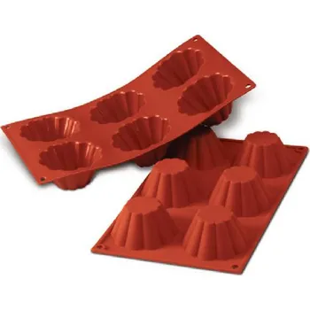 Nádoba na pečení Forma silikonová (6ks briochette) prům.7,9cm, v.3,7cm