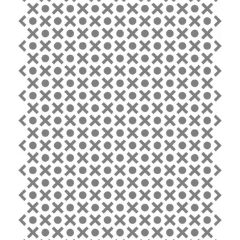 Šablona na dekoraci plátů (piškvorky) 30x20cm, plast