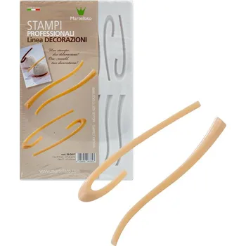 Forma na pečení Forma na čokoládové dekorace (hůlky) 2x8 tvarů/forma