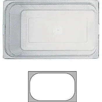 Plech na pečení GN 1/1 v.20cm polykarbonát 53x32,5cm, 24 lt