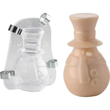 Forma na pečení Forma na čokoládu 3D (sněhulák) 1 tvar/1 pár forem