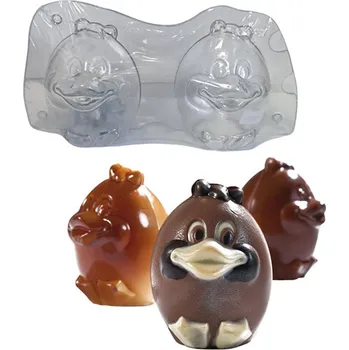 Forma na odlévání Forma na čokoládu 3D (velikonoční káčátko) 2 tvar/1 pár forem
