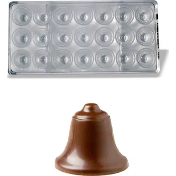 Forma na pečení Forma na pralinky (zvoneček 12g) 3x7 tvarů/forma