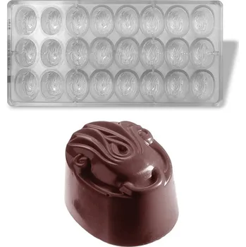 Forma na pečení Forma na pralinky (dekor ovál 13g) 3x8 tvarů/forma