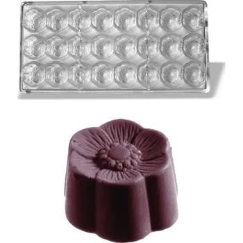 Forma na pečení Forma na pralinky (květina 12g) 3x8 tvarů/forma